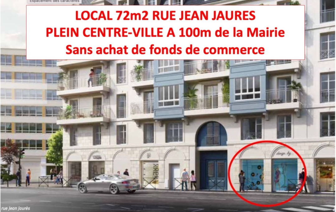 Annonces COLOMBES : Local / Bureau | PUTEAUX (92800) | 73 m2 | 4 900 € 