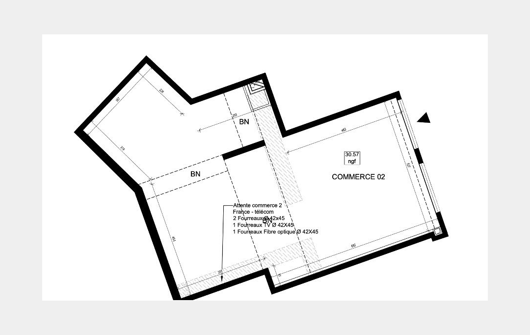 Annonces COLOMBES : Local / Bureau | PUTEAUX (92800) | 72 m2 | 399 465 € 